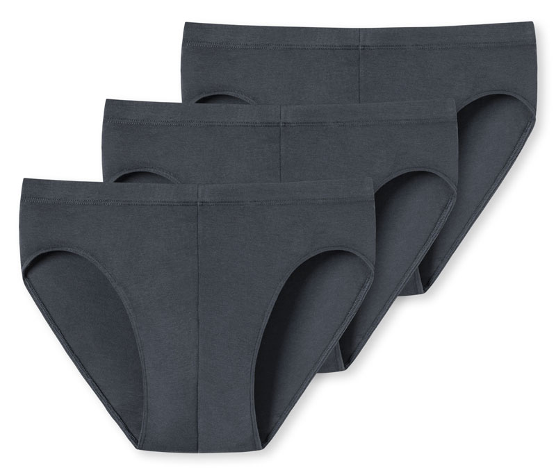 Schiesser mini slips grijs Uncover modal cotton
