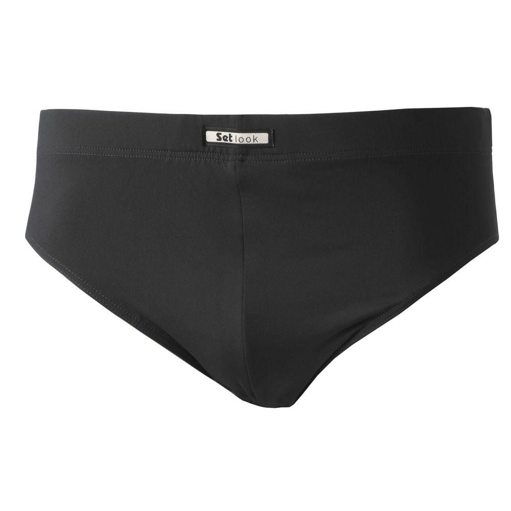 Set Look Heren slip microfiber zwart 