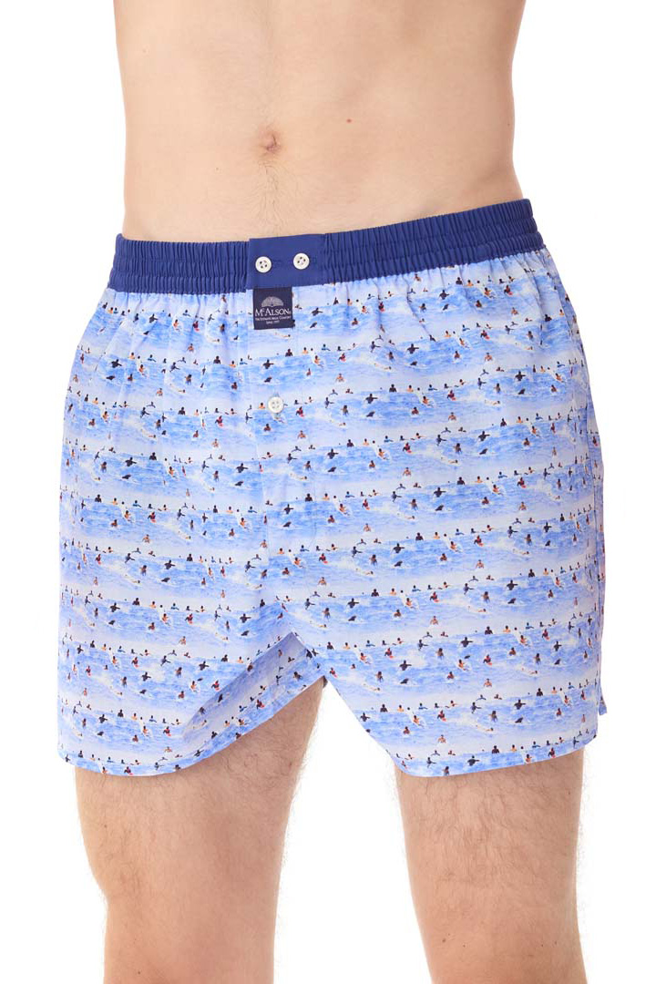 McAlson boxer Surfers blauw 