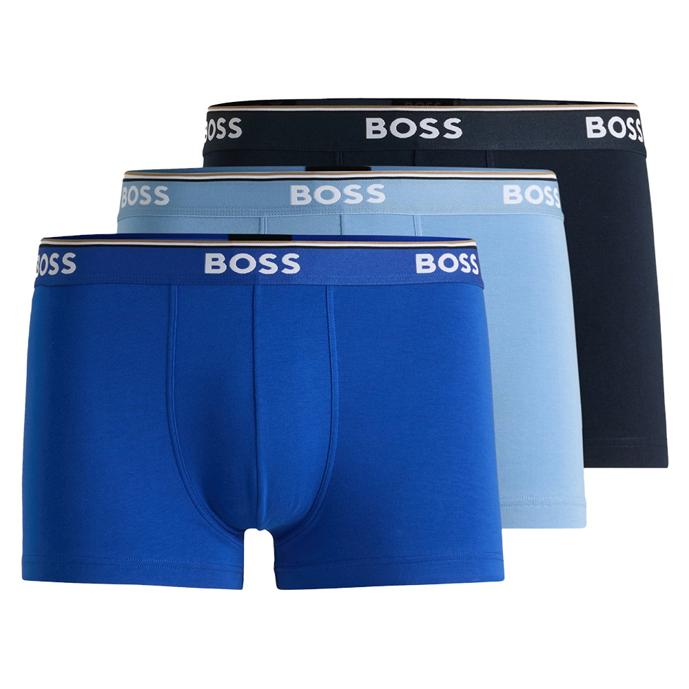 Hugo Boss Power boxershort - trunk 3-pack blauw