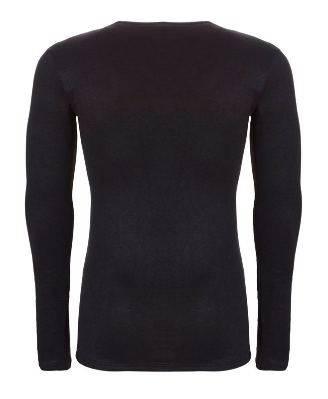 Ten Cate V-hals shirt zwart Thermo achterkant