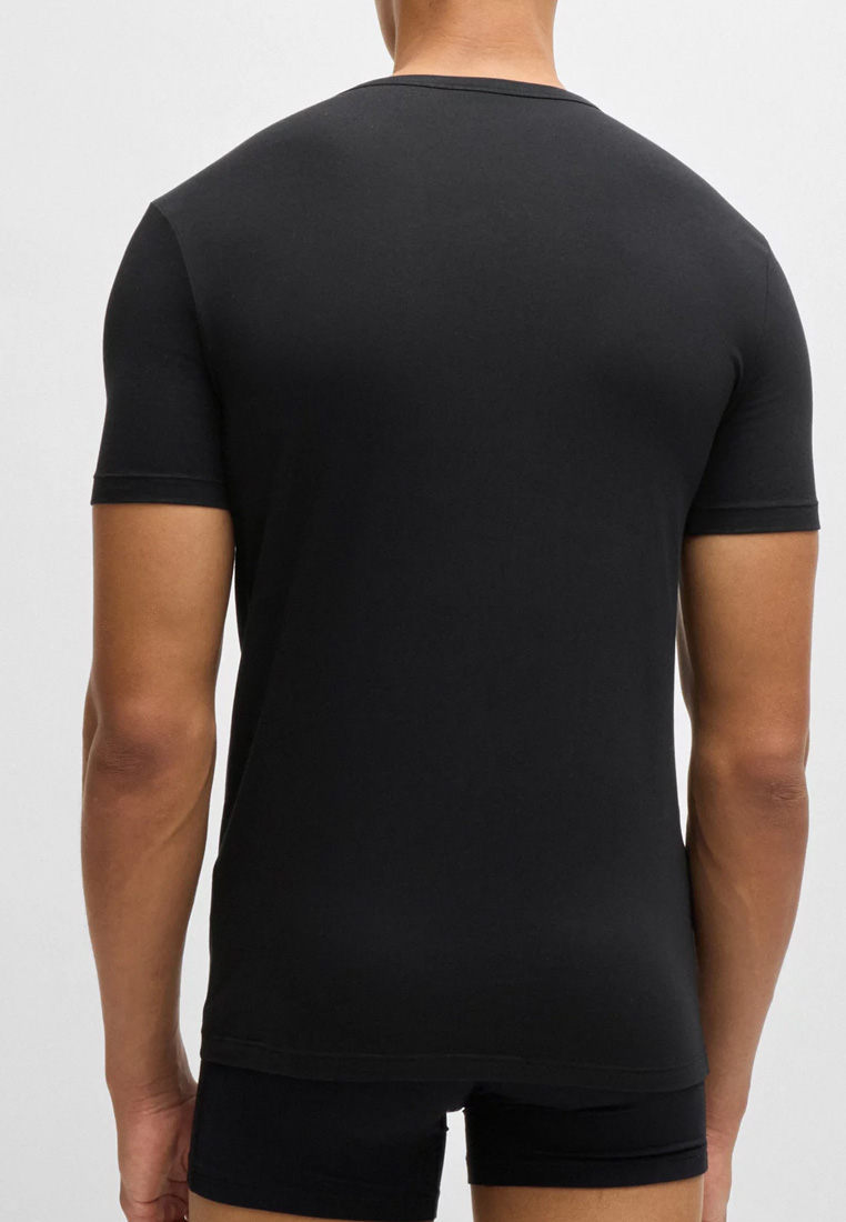 Hugo Boss T-shirt Modern slim fit 2-pack zwart