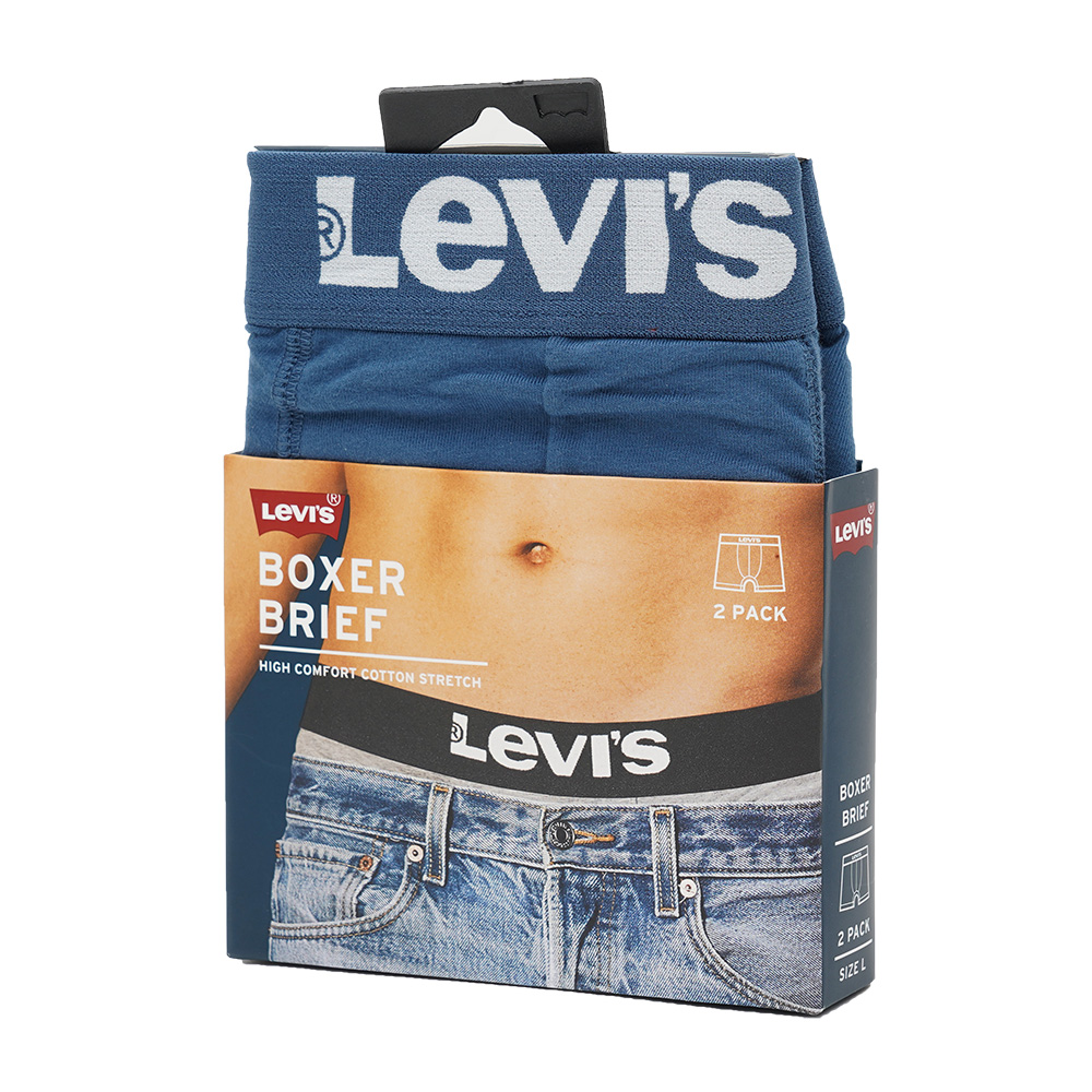 Levis Boxershorts  2-pack jeans blue