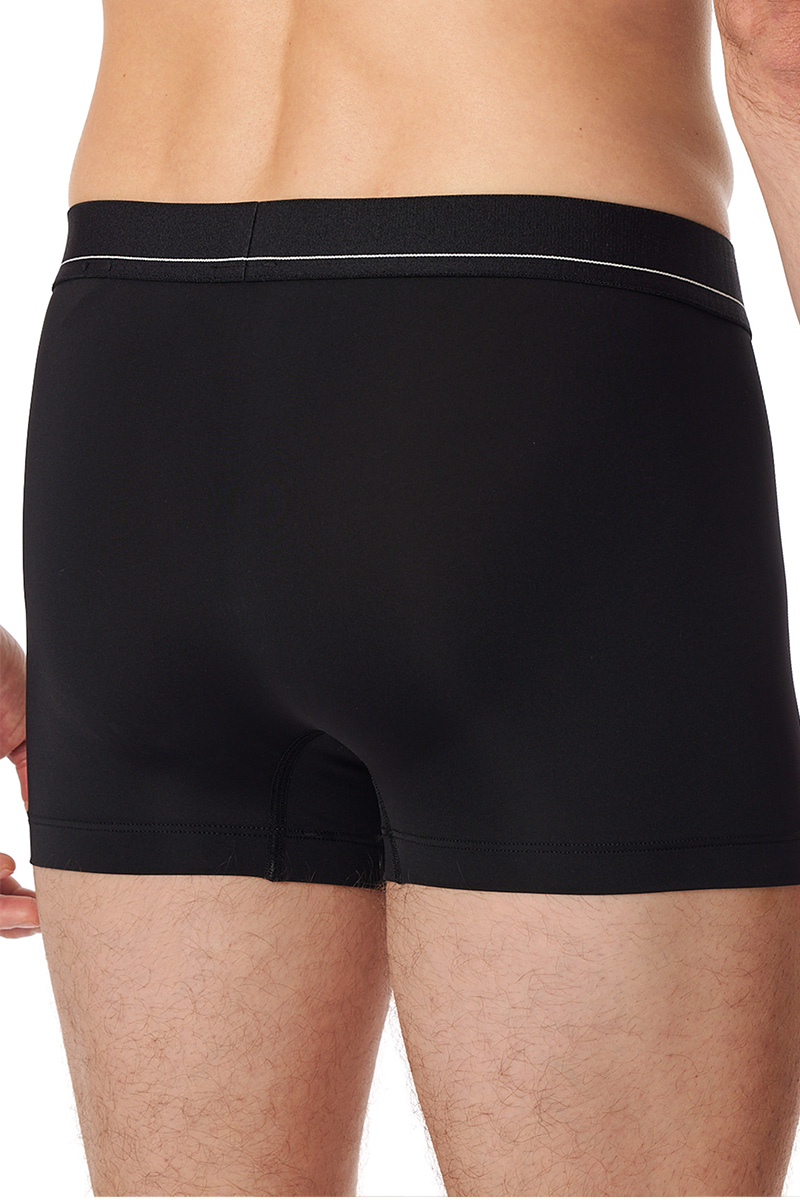Schiesser boxershort Pure microfiber zwart