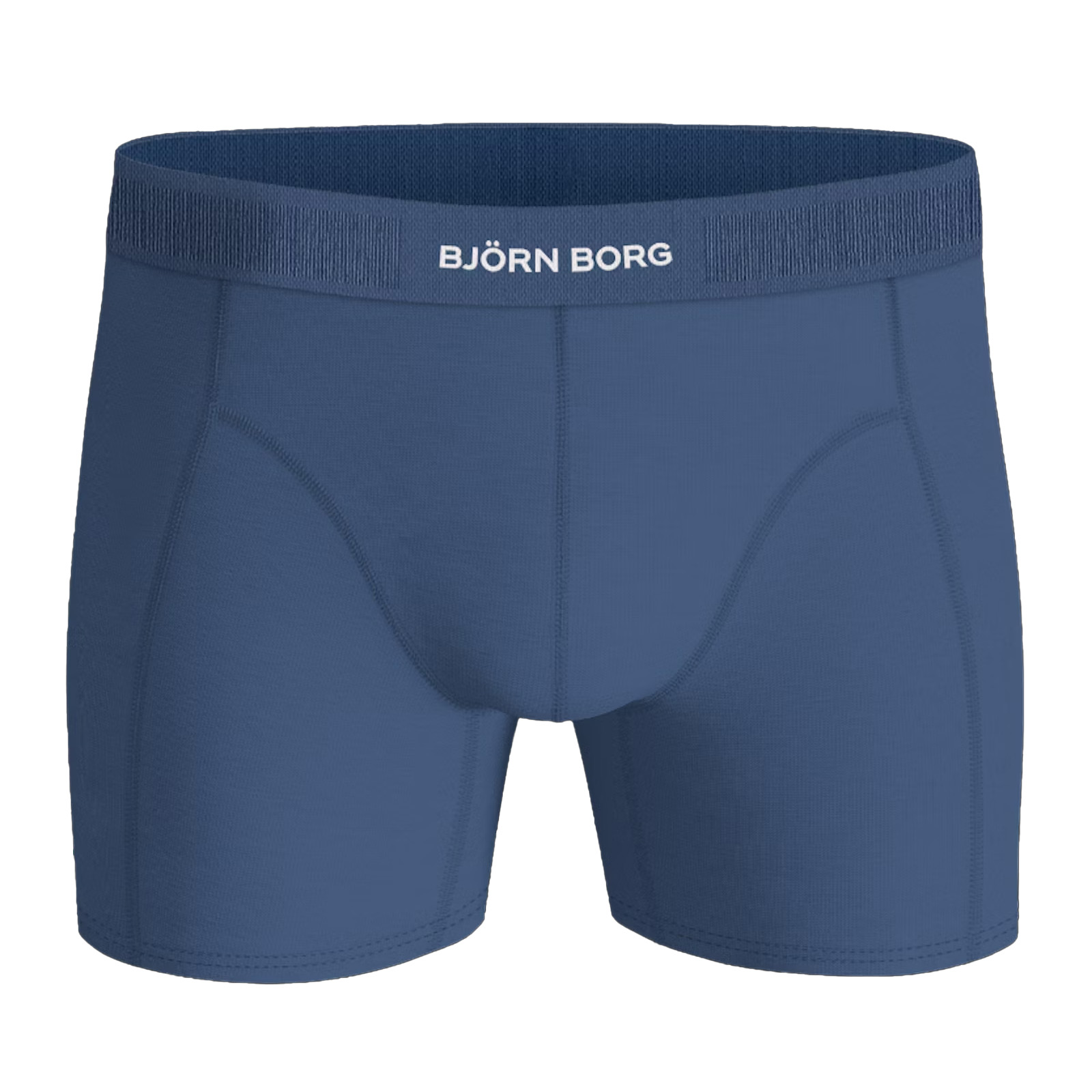 Bjorn Borg Boxershort premium cotton 2-pack blauw-zwart
