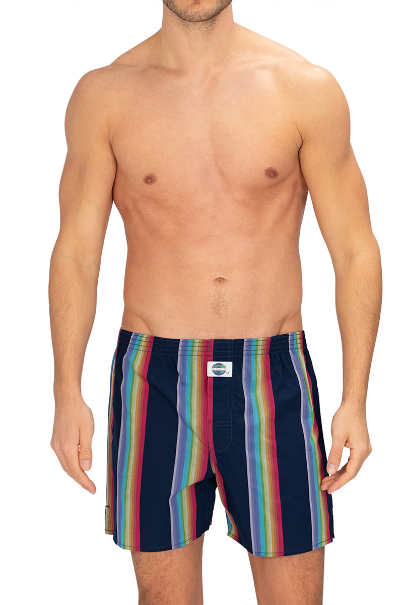 Deal Boxer donkerblauw met streep