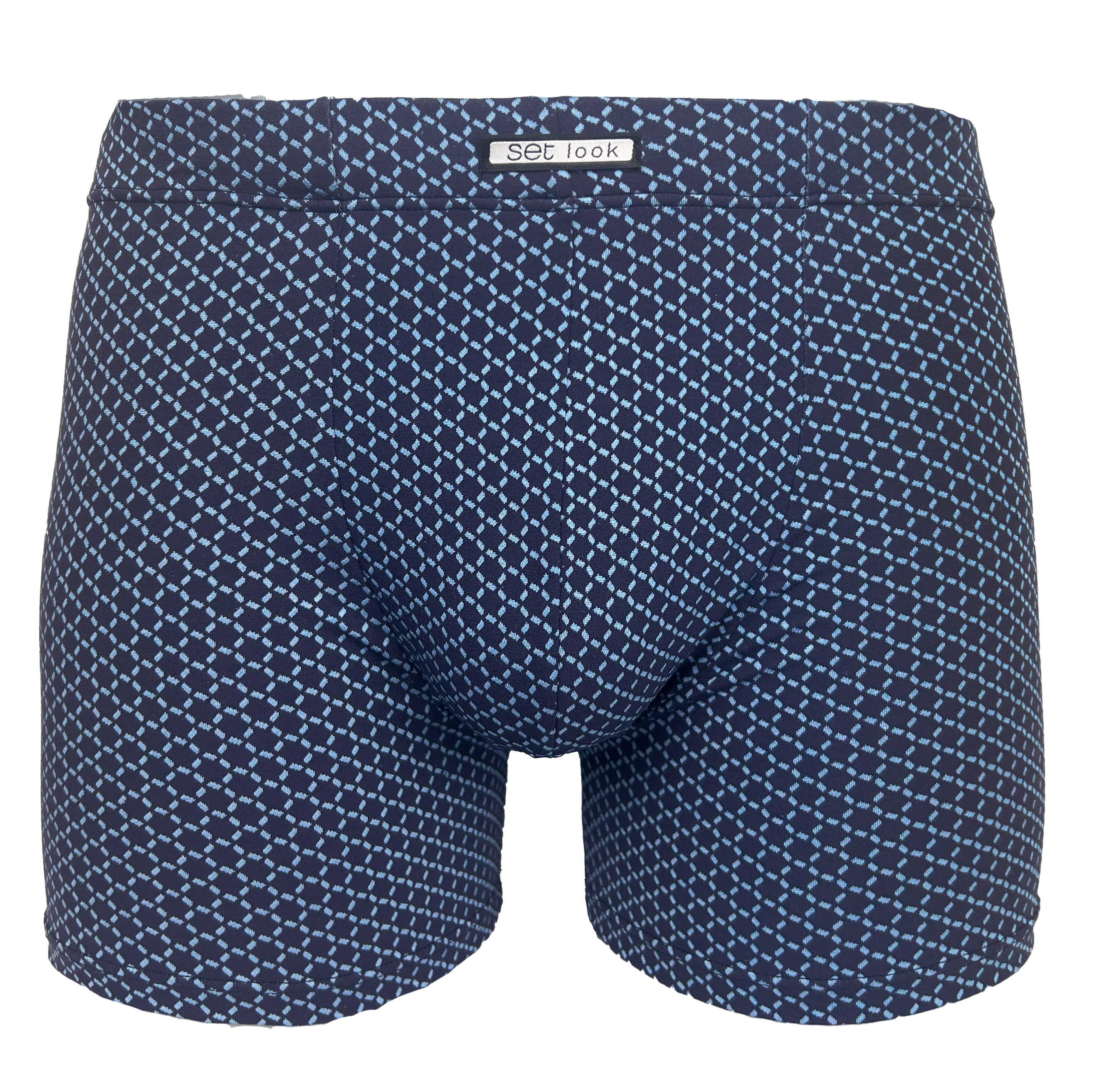 Set Boxershort microfiber steel blauw