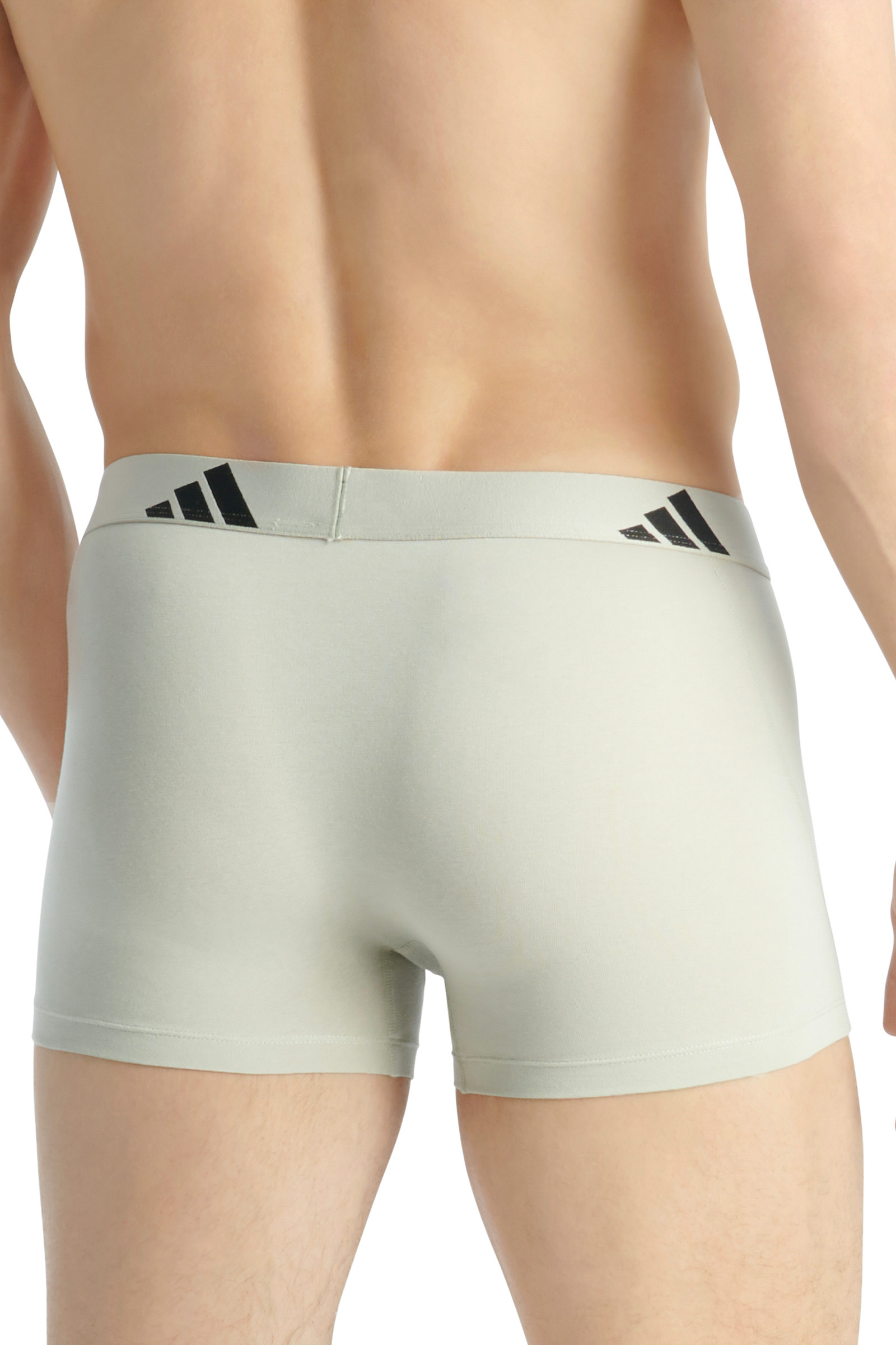 Adidas Boxershorts 3-pack flex cotton grijs-zwart-beige