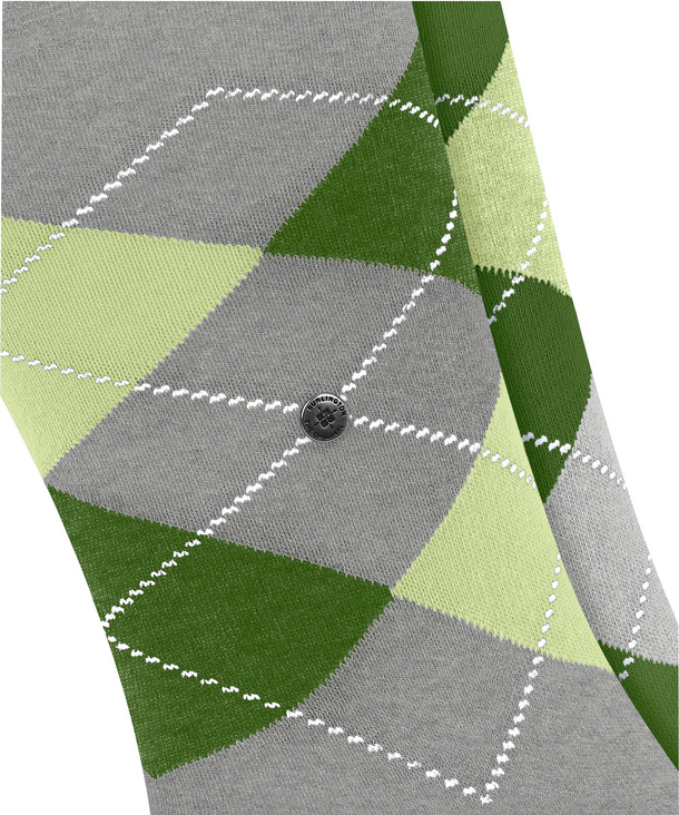 Everyday Argyle heren sokken 2-paar groen-grijs