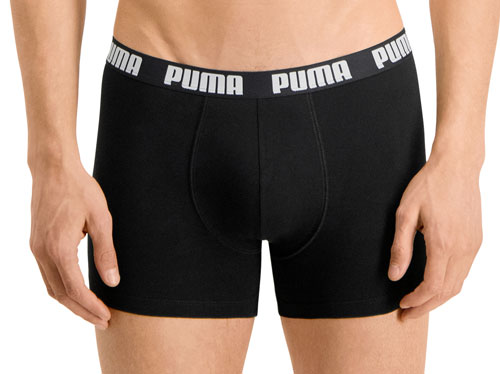 Puma boxershorts zwart voorkant