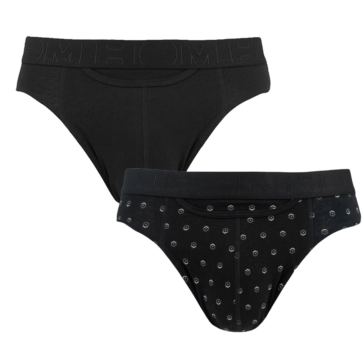 Hom Ho1 mini slips Gabriele zwart 2-pack 