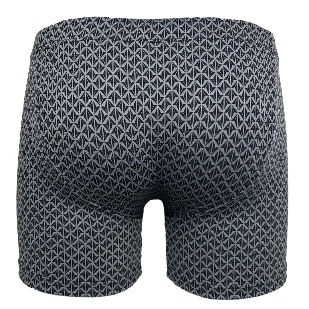 Set Boxershort microfiber Origami steel