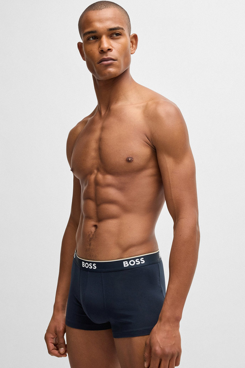 Hugo Boss Power boxershort - trunk 3-pack blauw