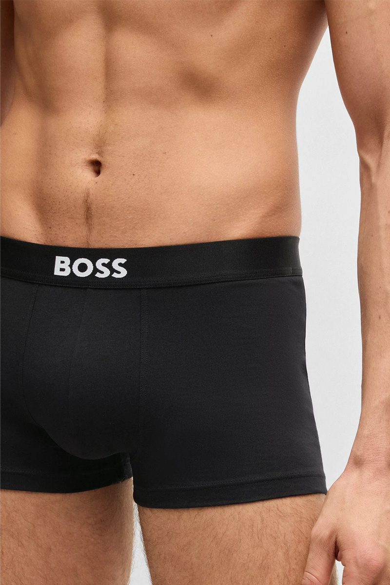 Boss ONE boxershorts 3-pack zwart 