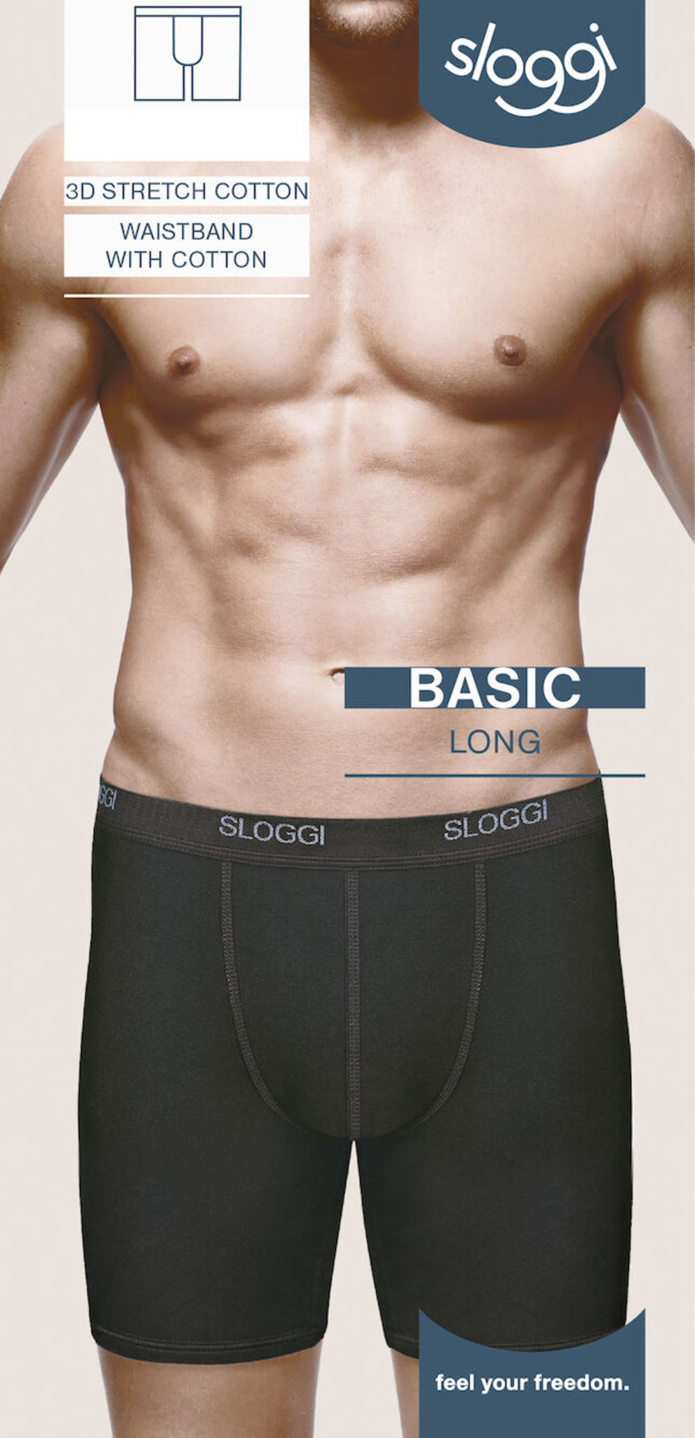 Sloggi short Basic long voorkant verpakking