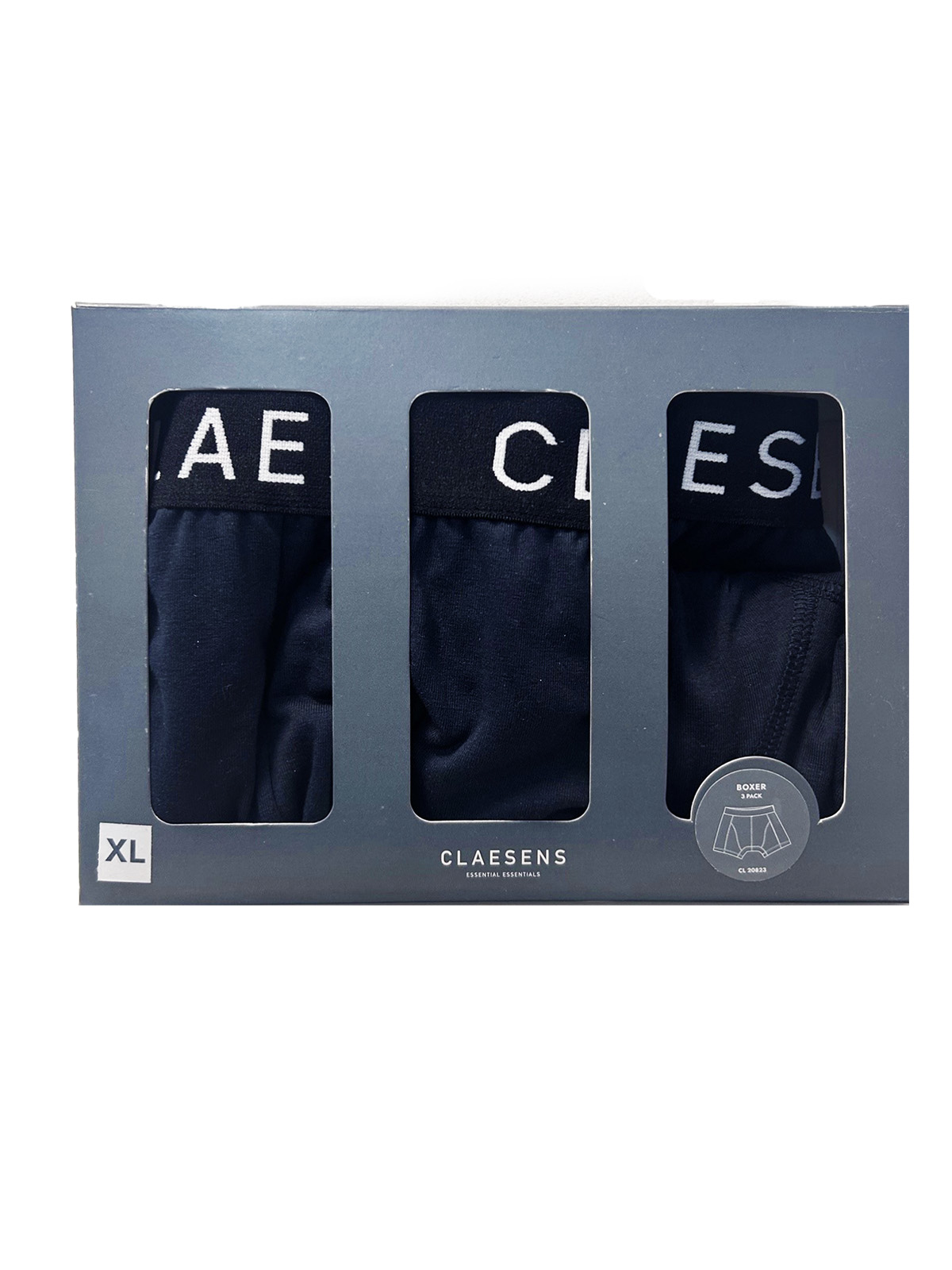 Claesens Boxershort Boston 3-Pack blauw
