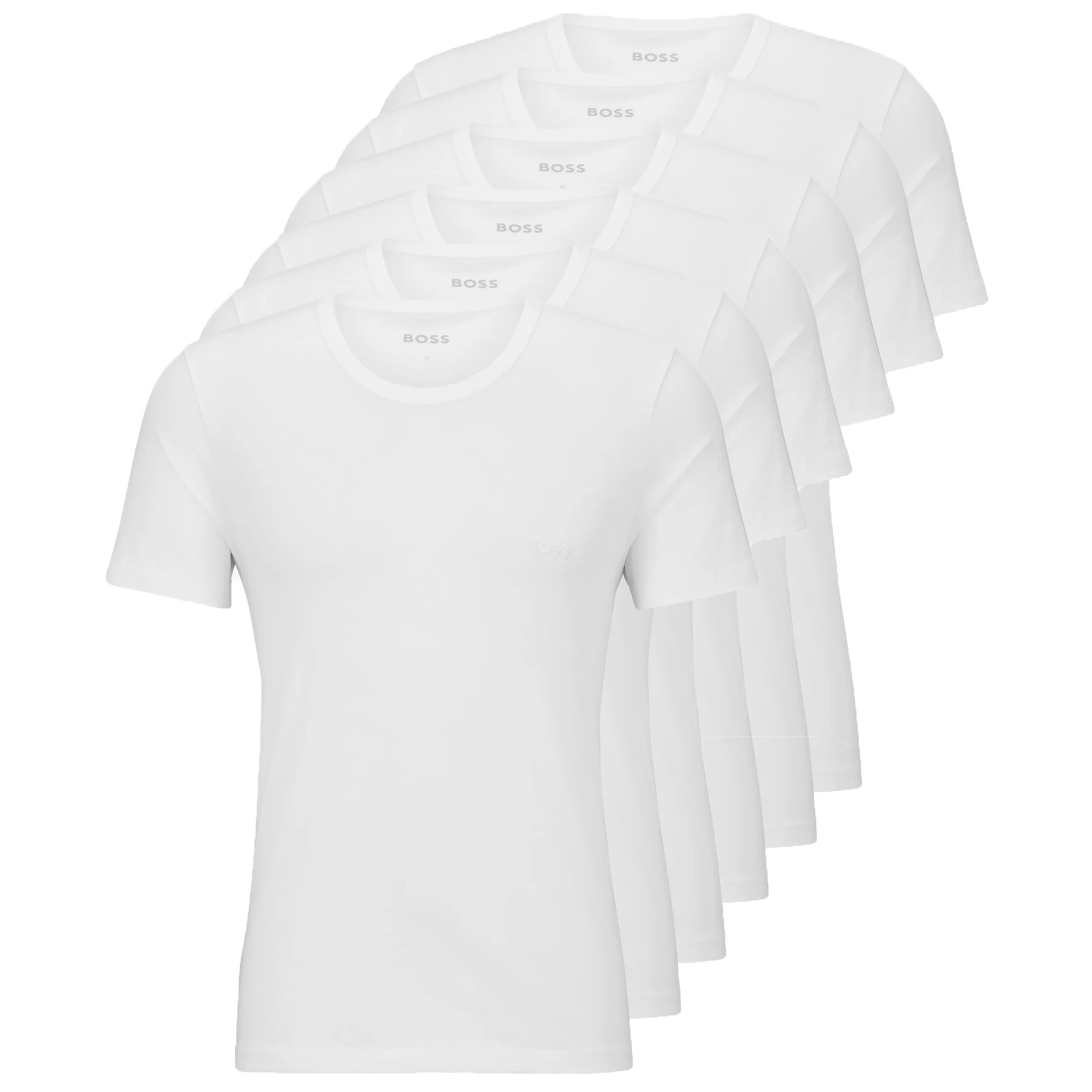 Hugo Boss T-shirt ronde hals 6-pack