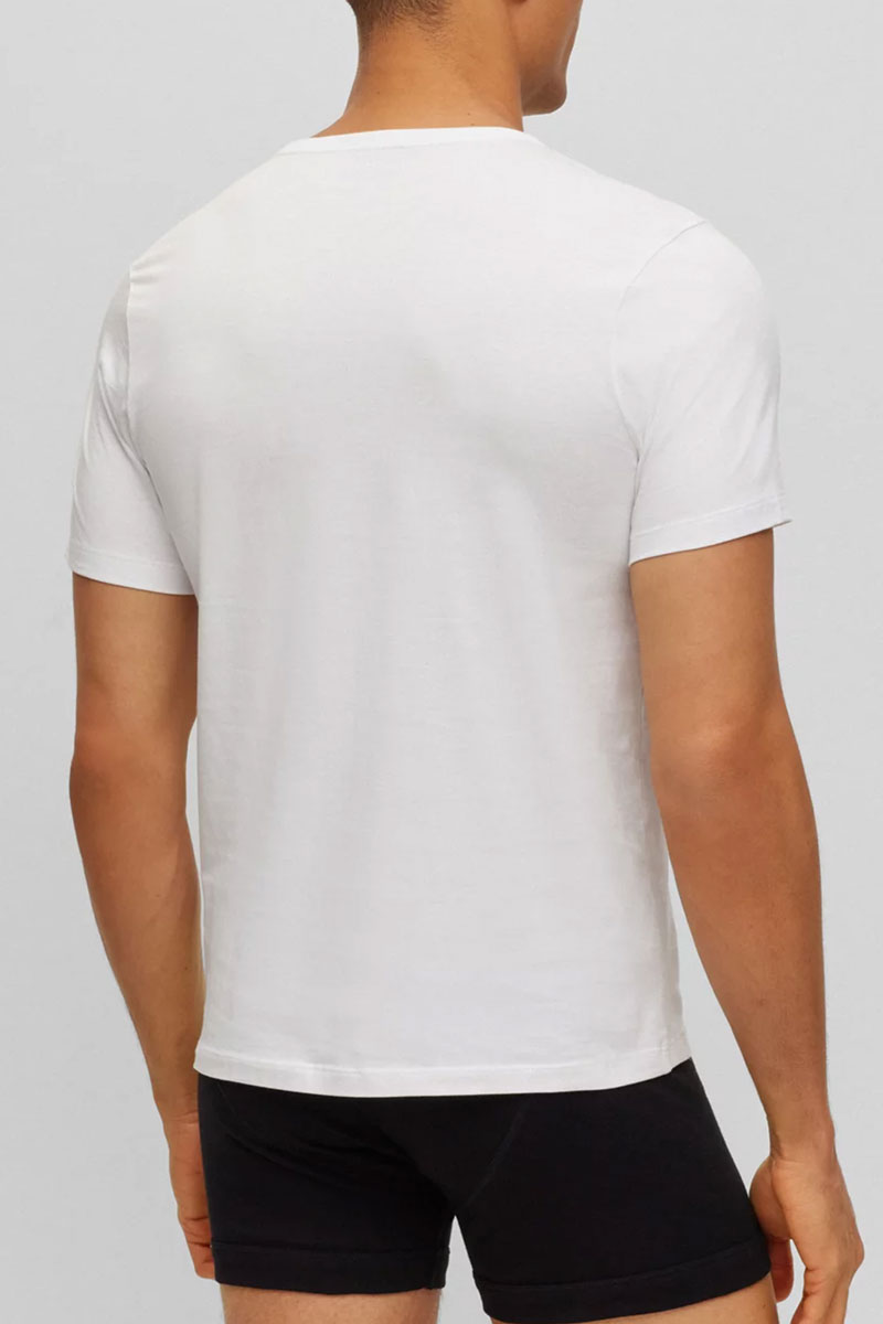 Hugo Boss T-shirt O-hals Classic 3-Pack wit