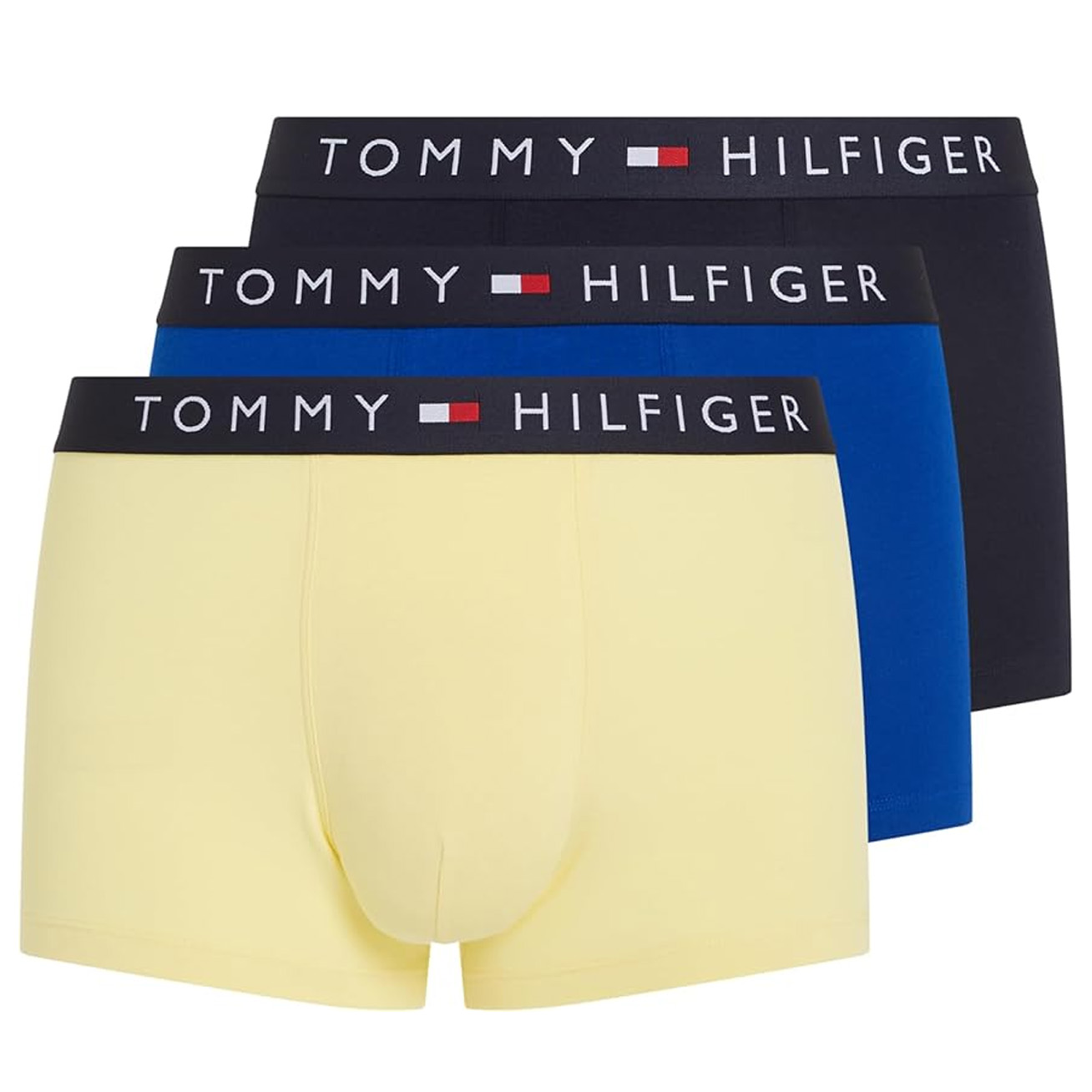 Tommy Hilfiger boxershorts 3-pack geel-blauw