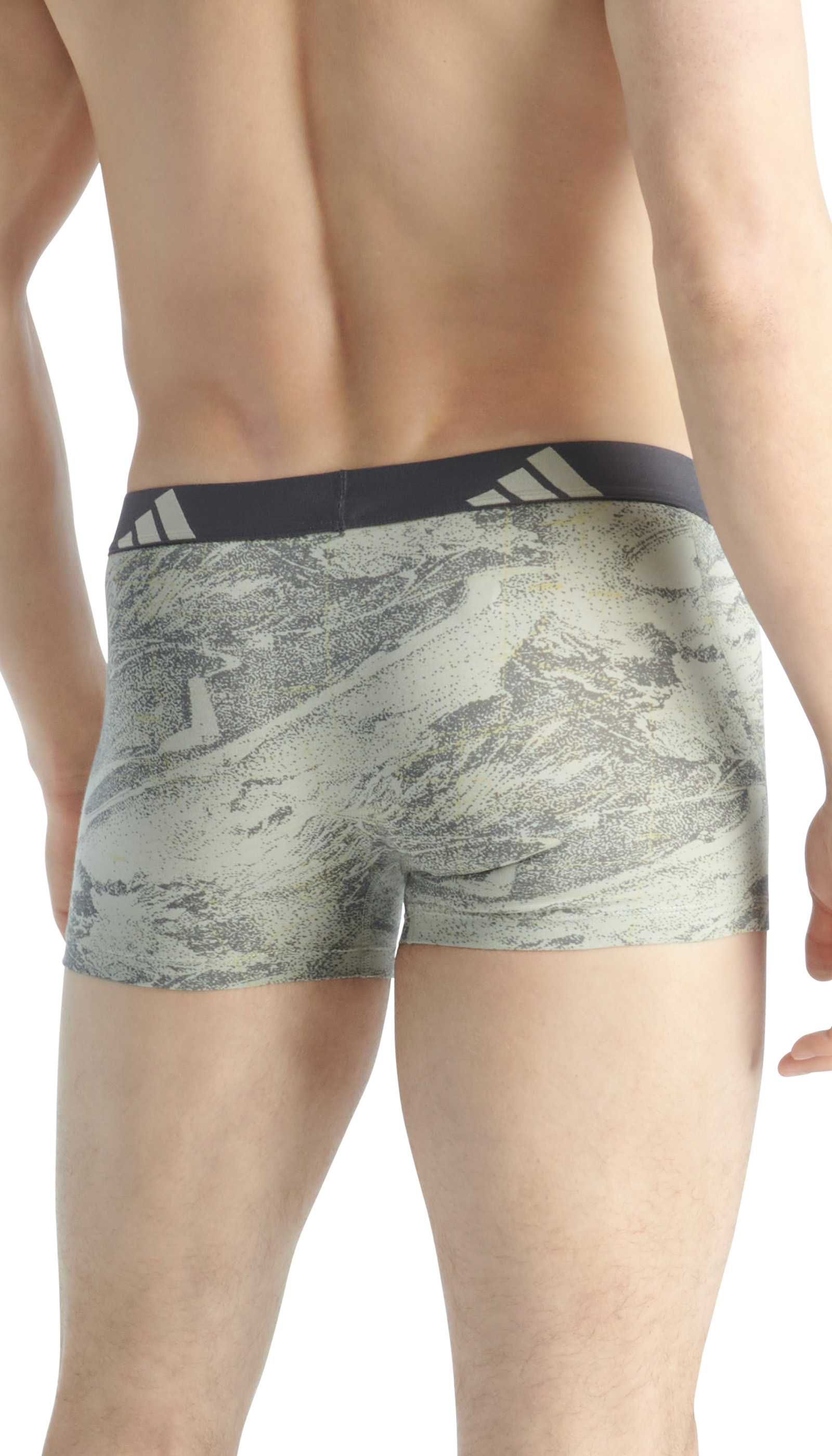 Adidas Boxershorts 3-pack flex cotton beige grijs