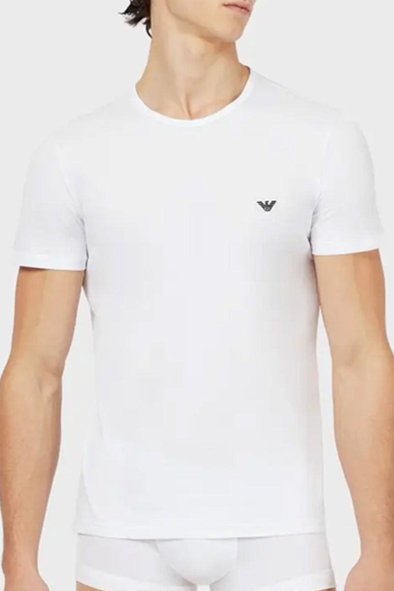 Armani T-shirts Core 2-pack wit