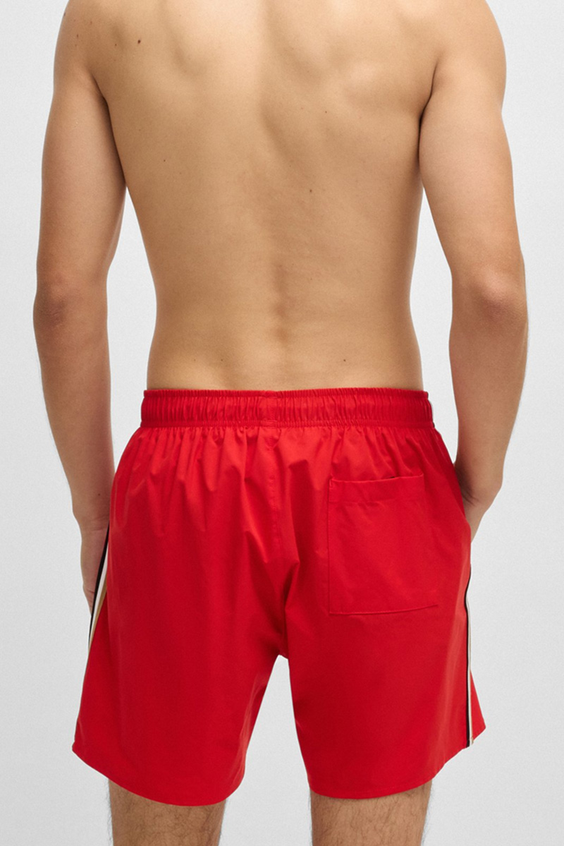 BOSS Zwemshort Iconic rood