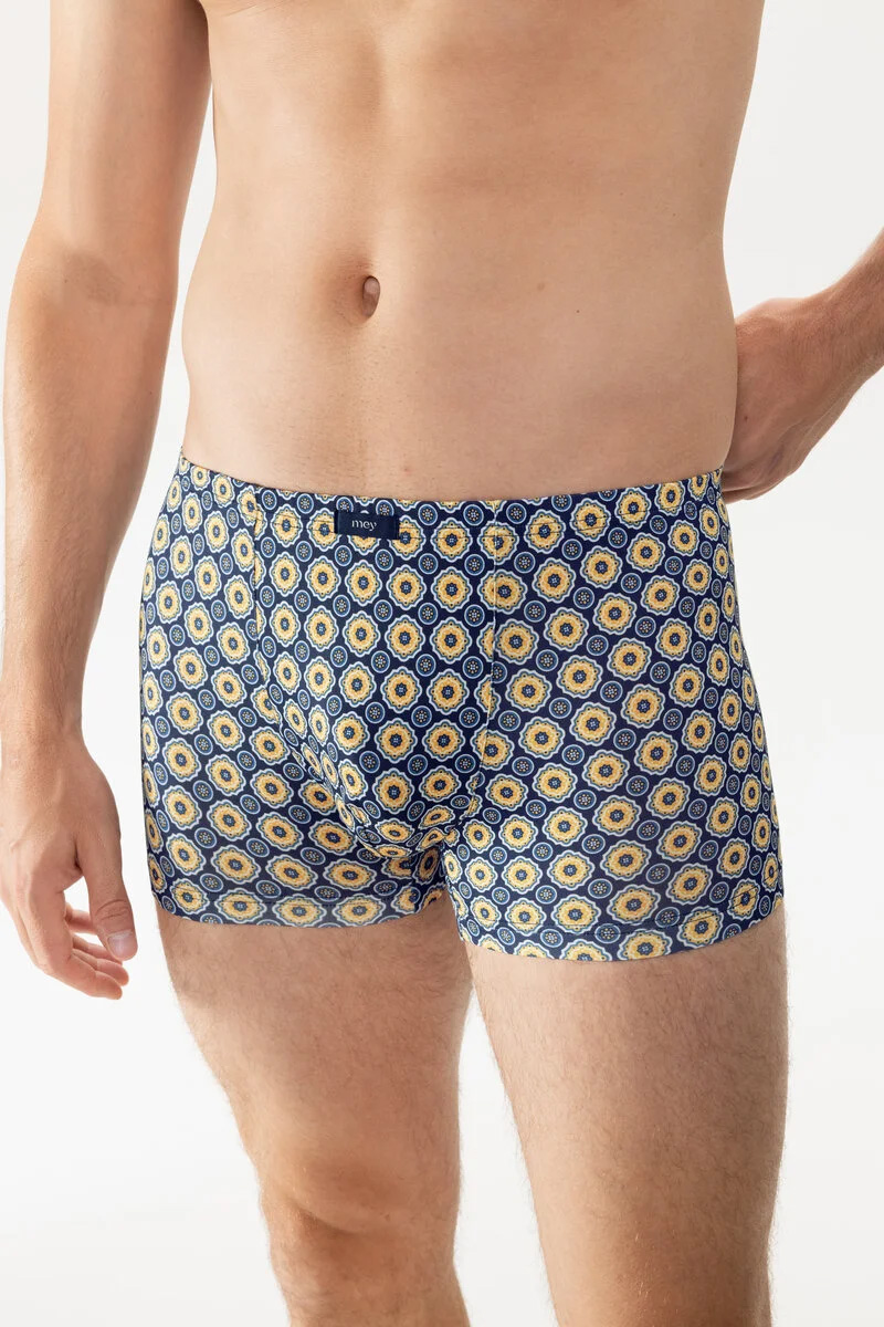 Mey boxershort shorty blauw-geel