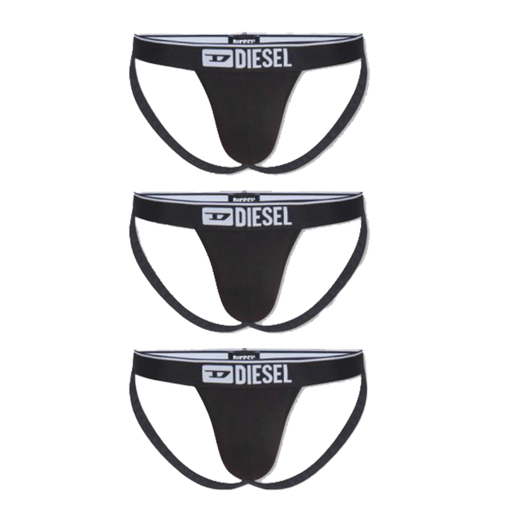 Diesel Jockstrap 3-pack zwart 