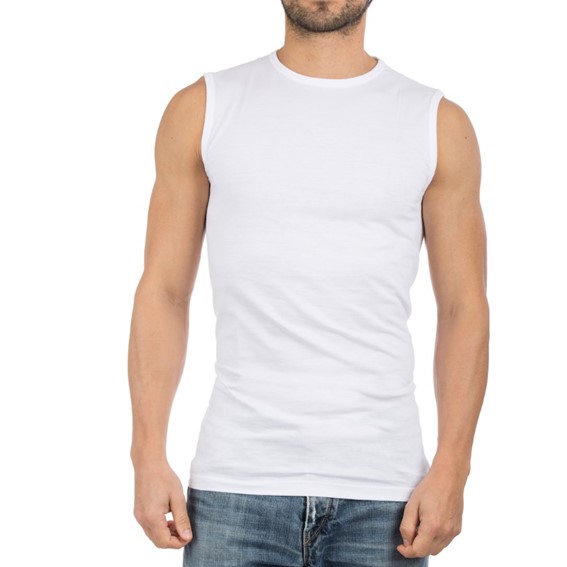Alan Red Montana 2-Pak tanktop 2-pack wit