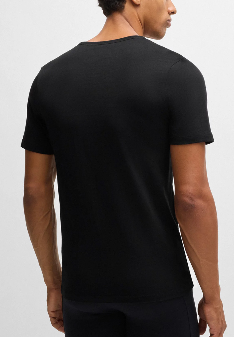 Hugo Boss T-shirt V-hals Classic 3-Pack zwart