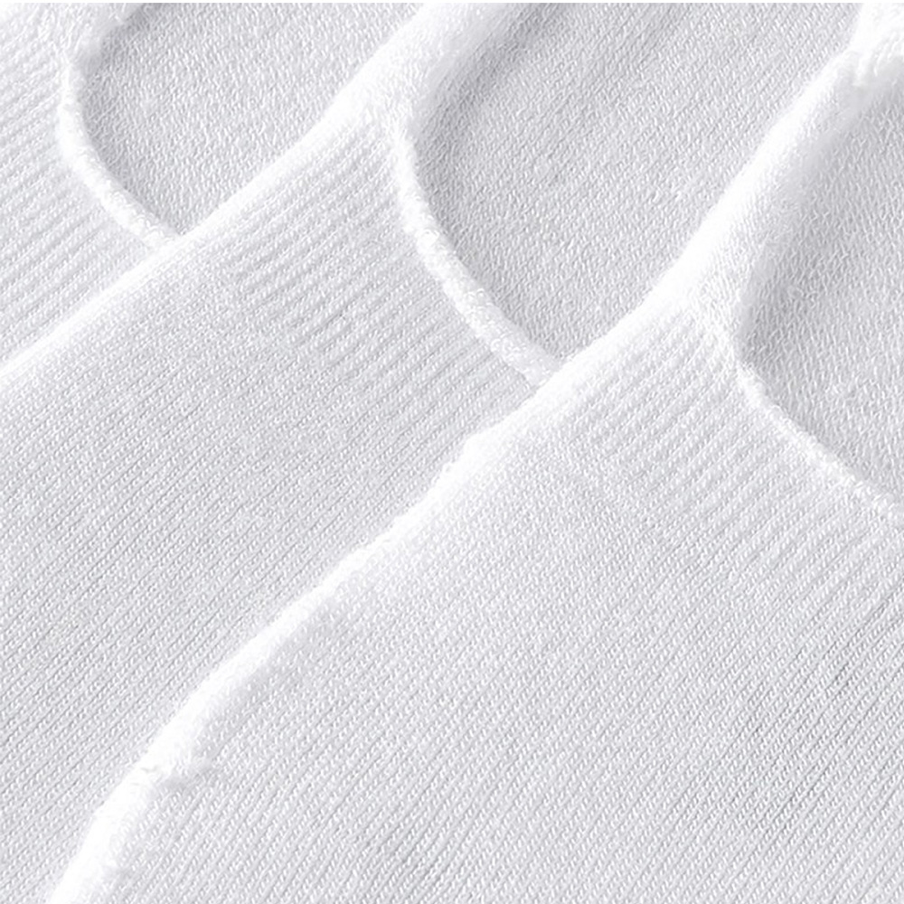 Apollo invisble sneaker sokken 6-paar wit