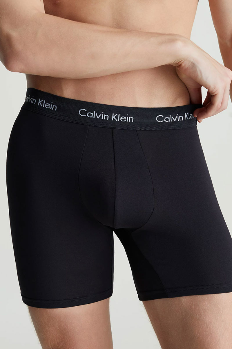 Calvin Klein Boxershort long 5-pack zwart 