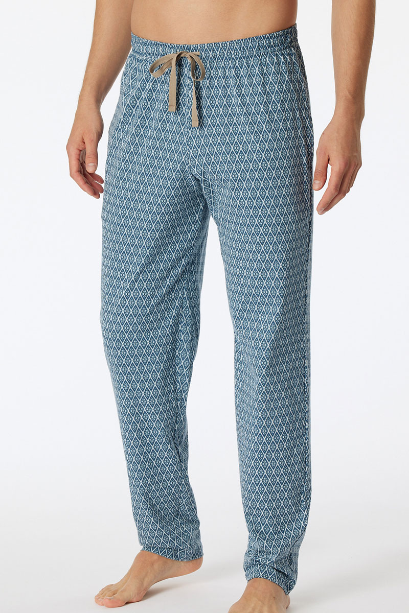 Schiesser pyjamabroek jersey met print