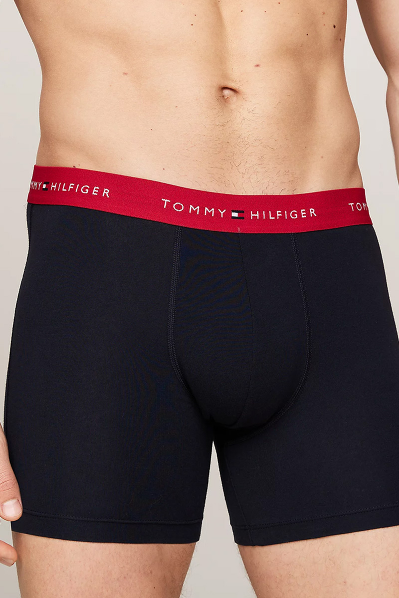 Tommy Hilfiger boxershorts 3-pack blauw