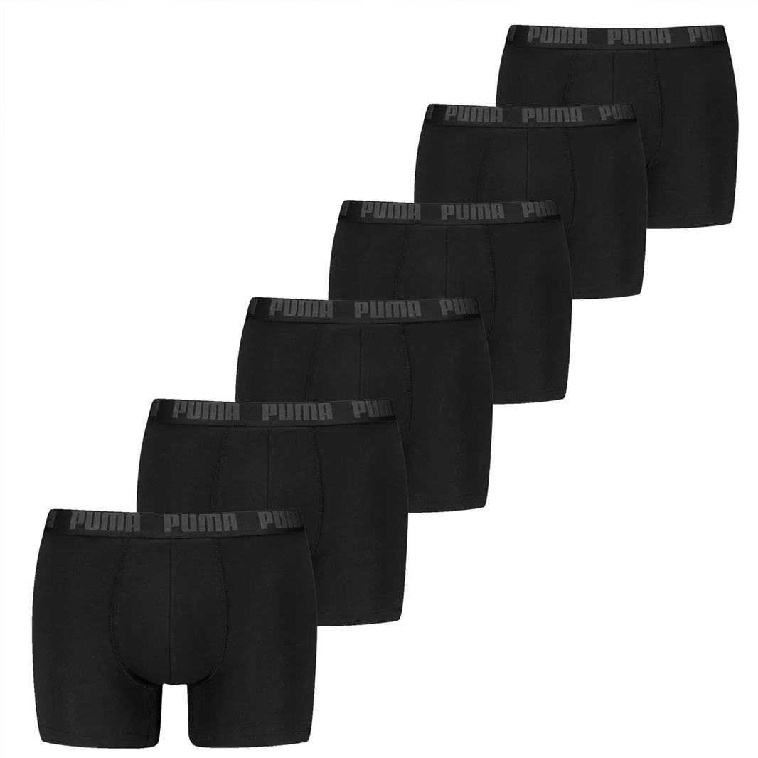 Puma everyday  Boxershorts 6-pack zwart 