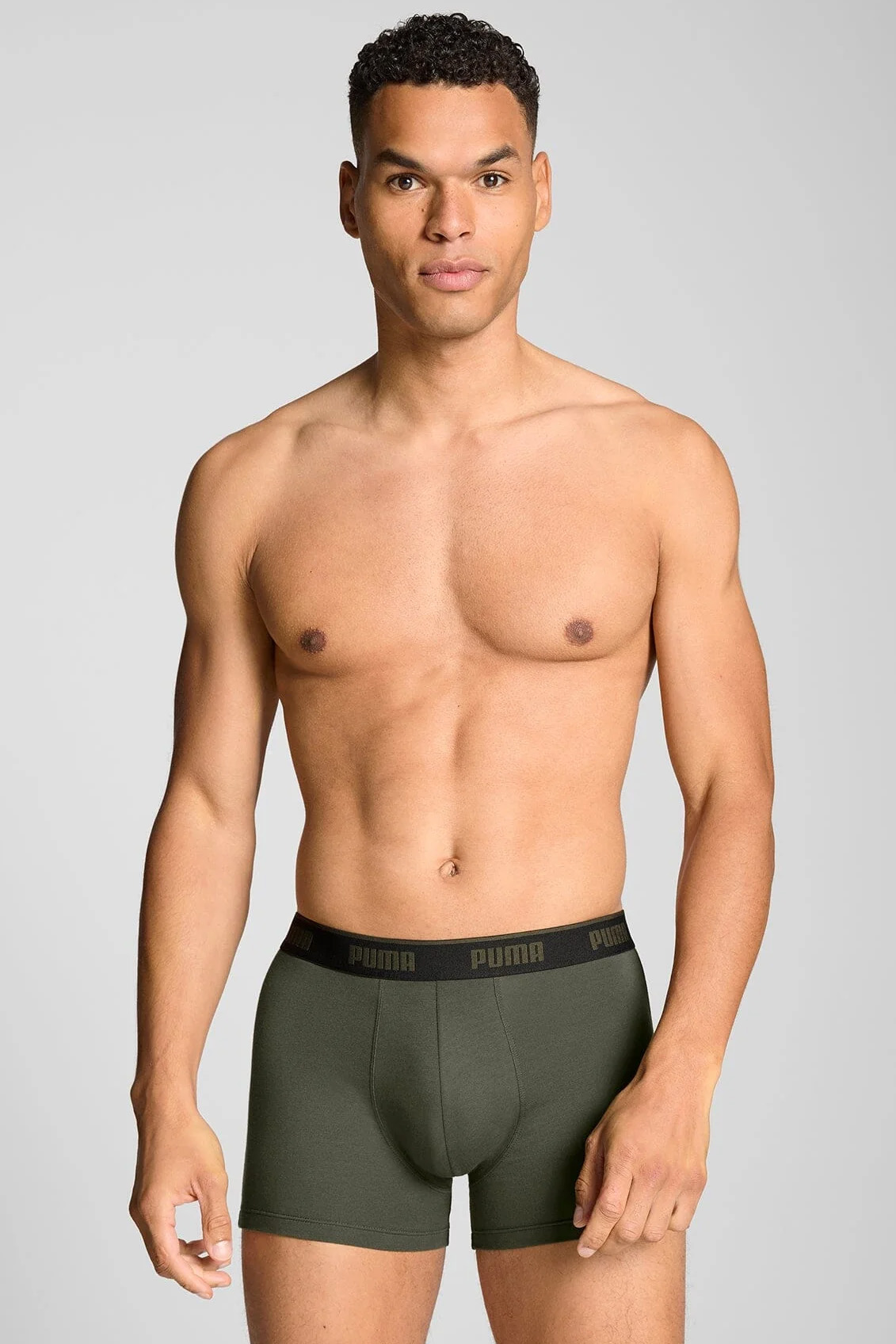 Puma Boxershorts 6-pack groen-zwart