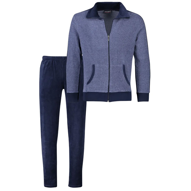 Pastunette Huispak met rits blauw