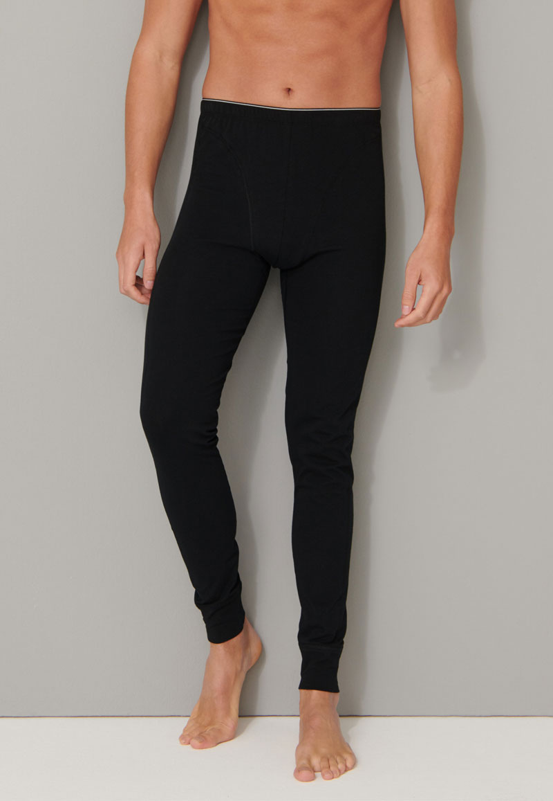 Schiesser 95/5 lange onderbroek zwart