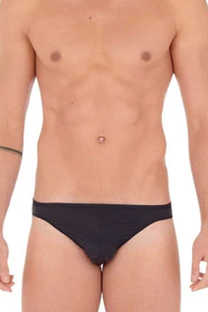 Hom micro slip Plumes zwart