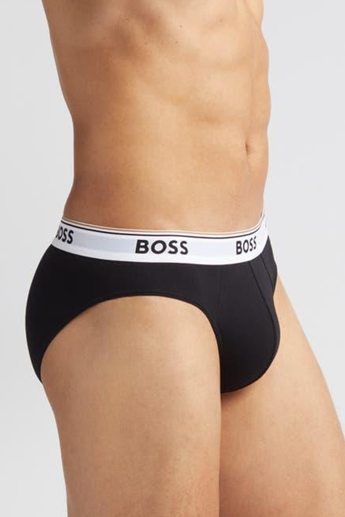 Hugo Boss mini slips Power 3-pack groen-zwart