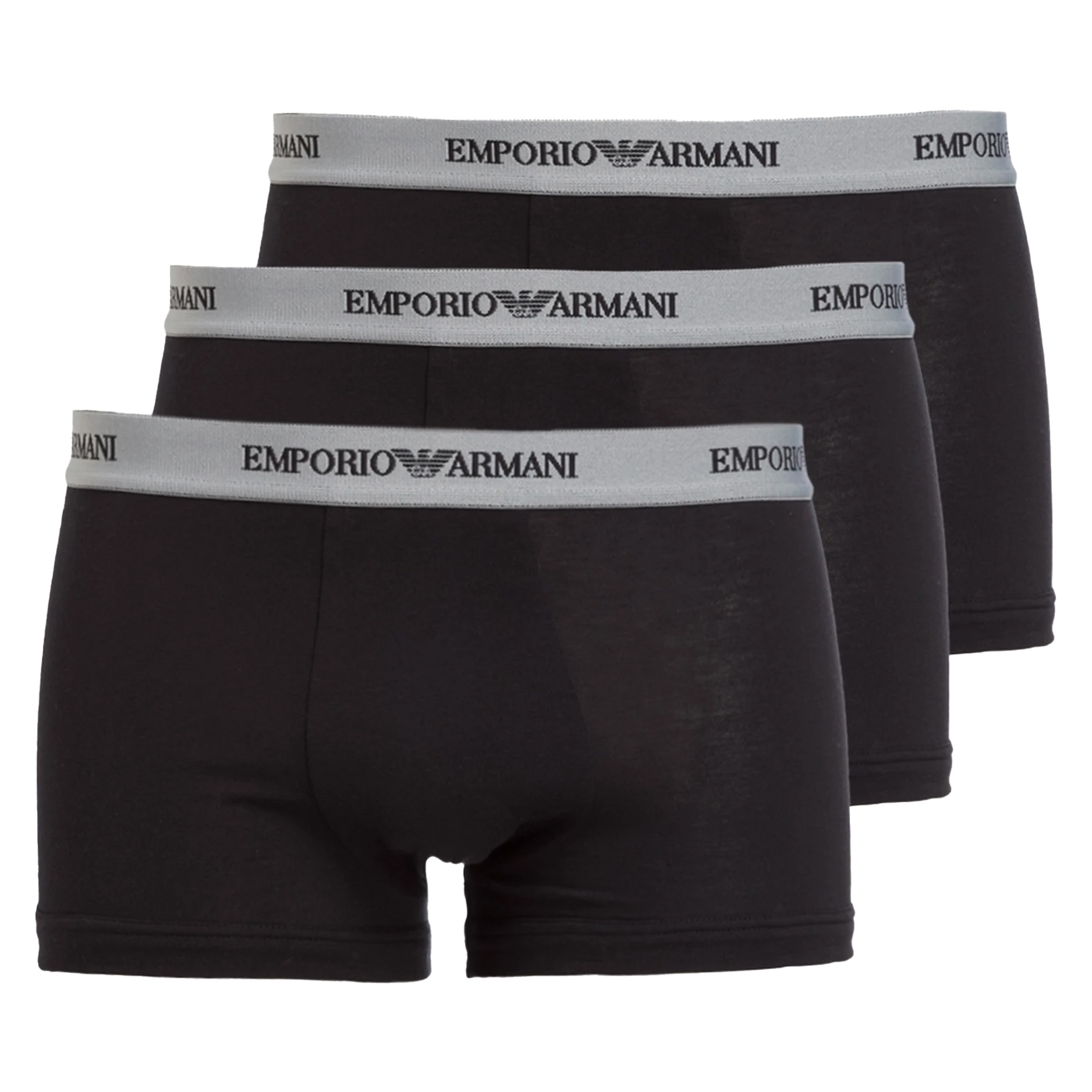 Armani Boxershorts Core 3-pack zwart