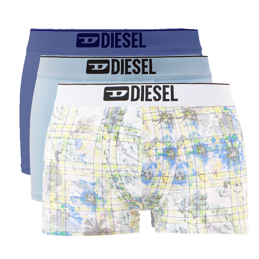 Diesel Boxershort Damien 3-pack blauw - print