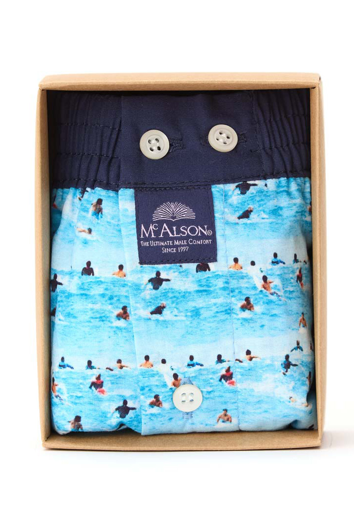 McAlson boxer Surfers blue