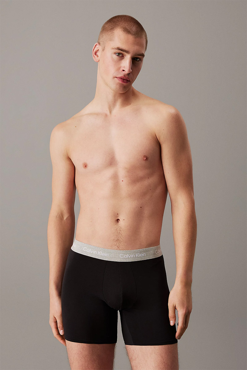 Calvin Klein Boxershort long 5-pack zwart  