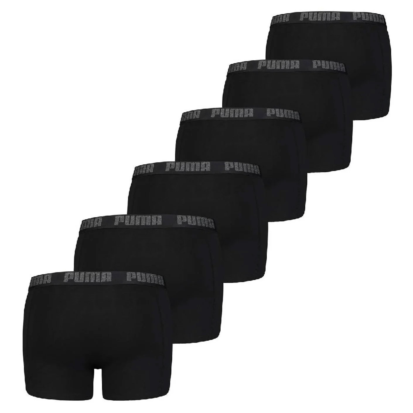 Puma everyday  Boxershorts 6-pack zwart 