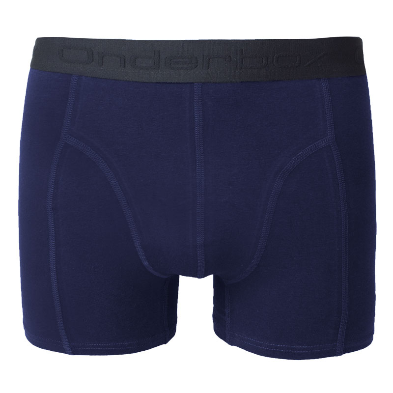 Onderbox blauwe boxershort voorkant enkel