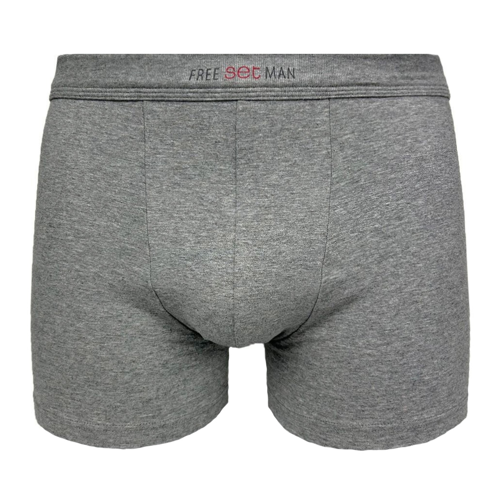 Set Boxershort 18070 grijs melange