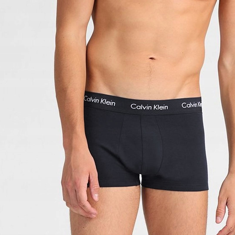 Calvin Klein boxershorts low rise blauw-zwart