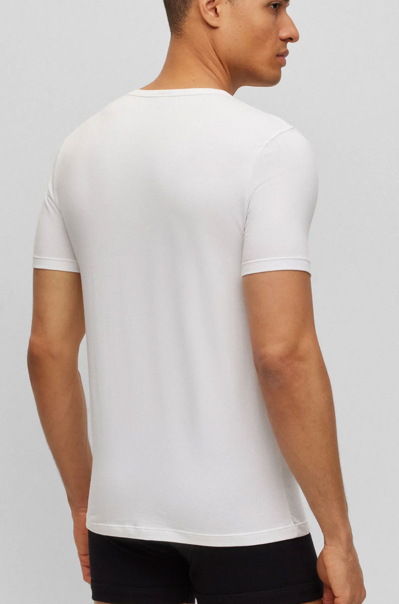Hugo Boss T-shirt Modern slim fit 2-pack wit