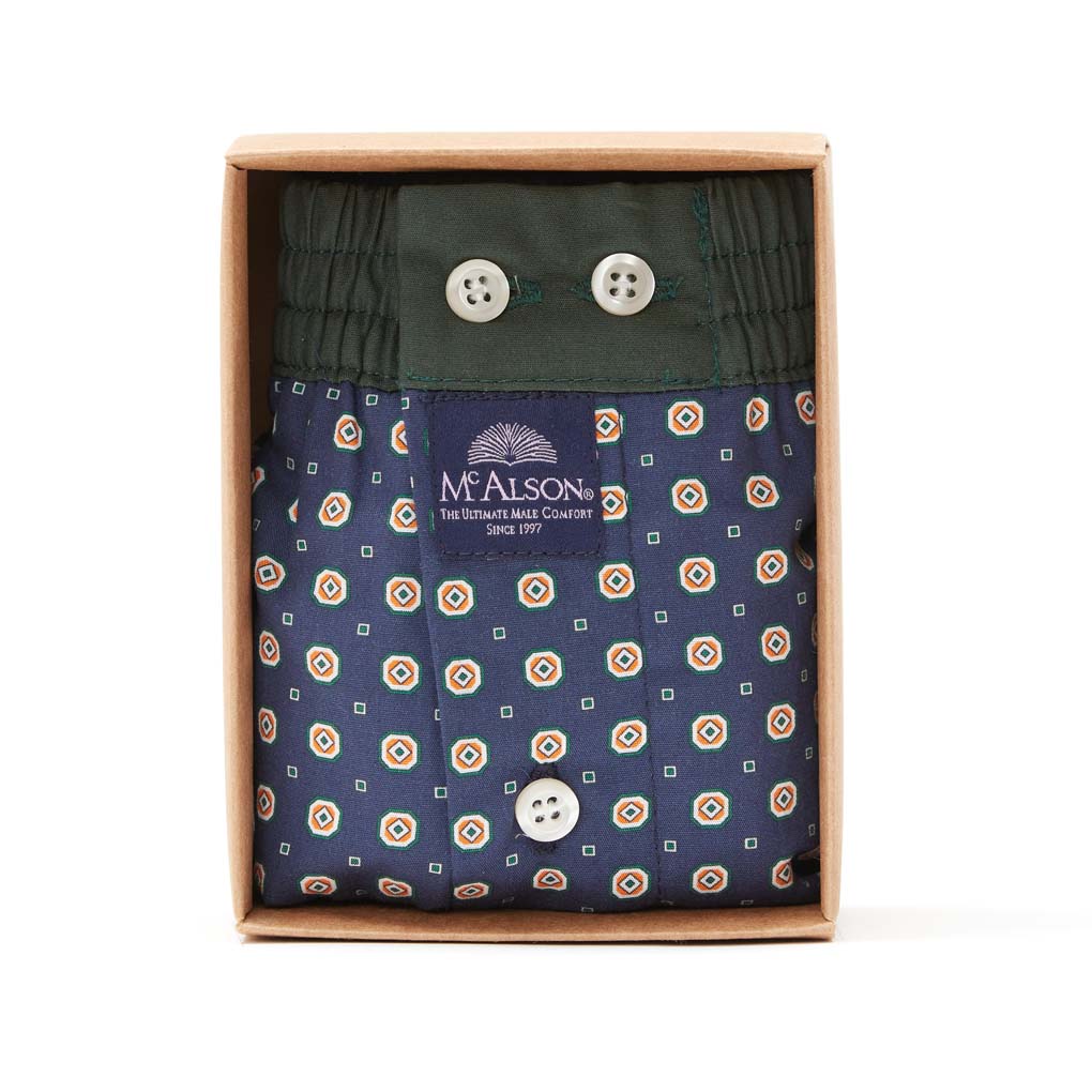 Mc Alson boxer marine met print 